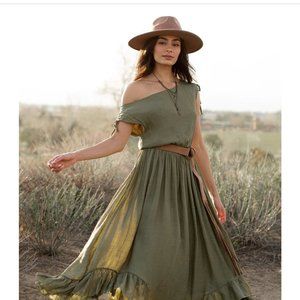 Joyfolie Gia Dress In Olive